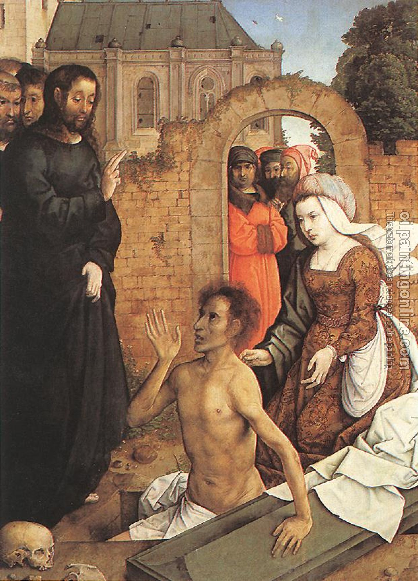 Juan de Flandes - The Raising of Lazarus
